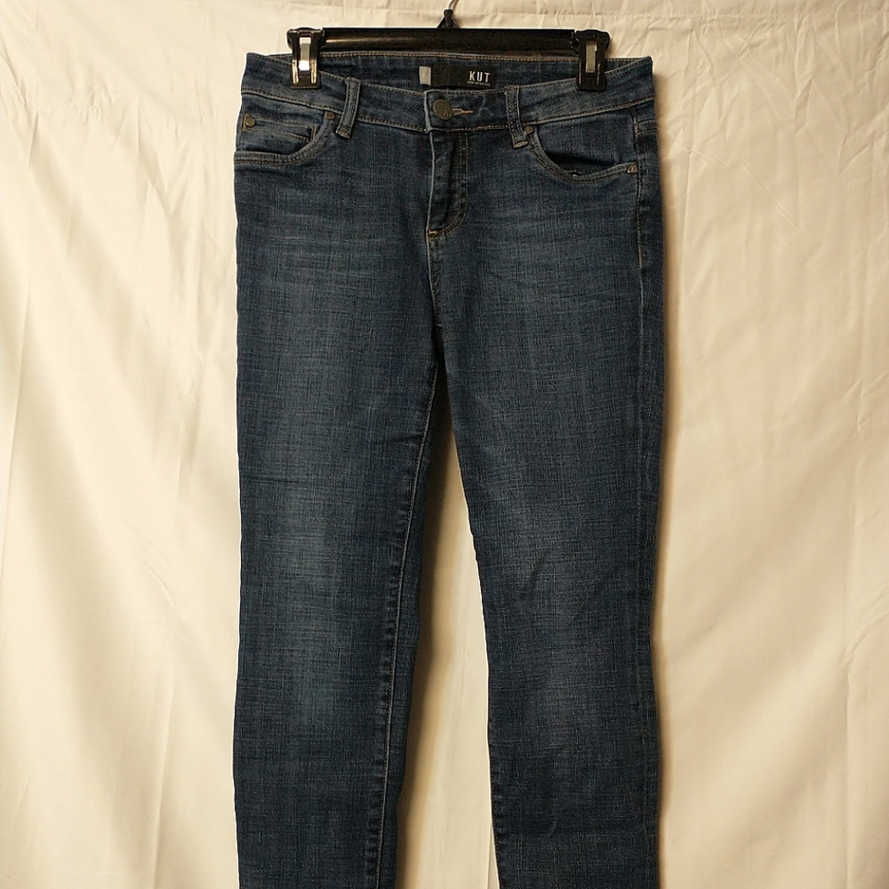 Kut From The Kloth Women's Catherine Boyfriend Denim Blue Jeans